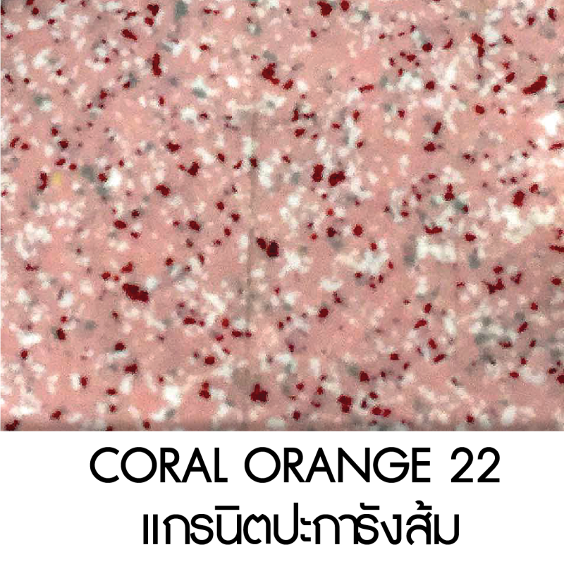 CORAL ORANGE แกรนิตปะการังส้ม 22