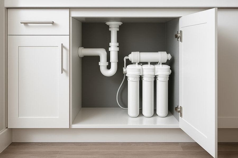 เครื่องกรองน้ำตั้งโต๊ะ vs เครื่องกรองน้ำใต้ซิงค์ ต่างกันยังไง?